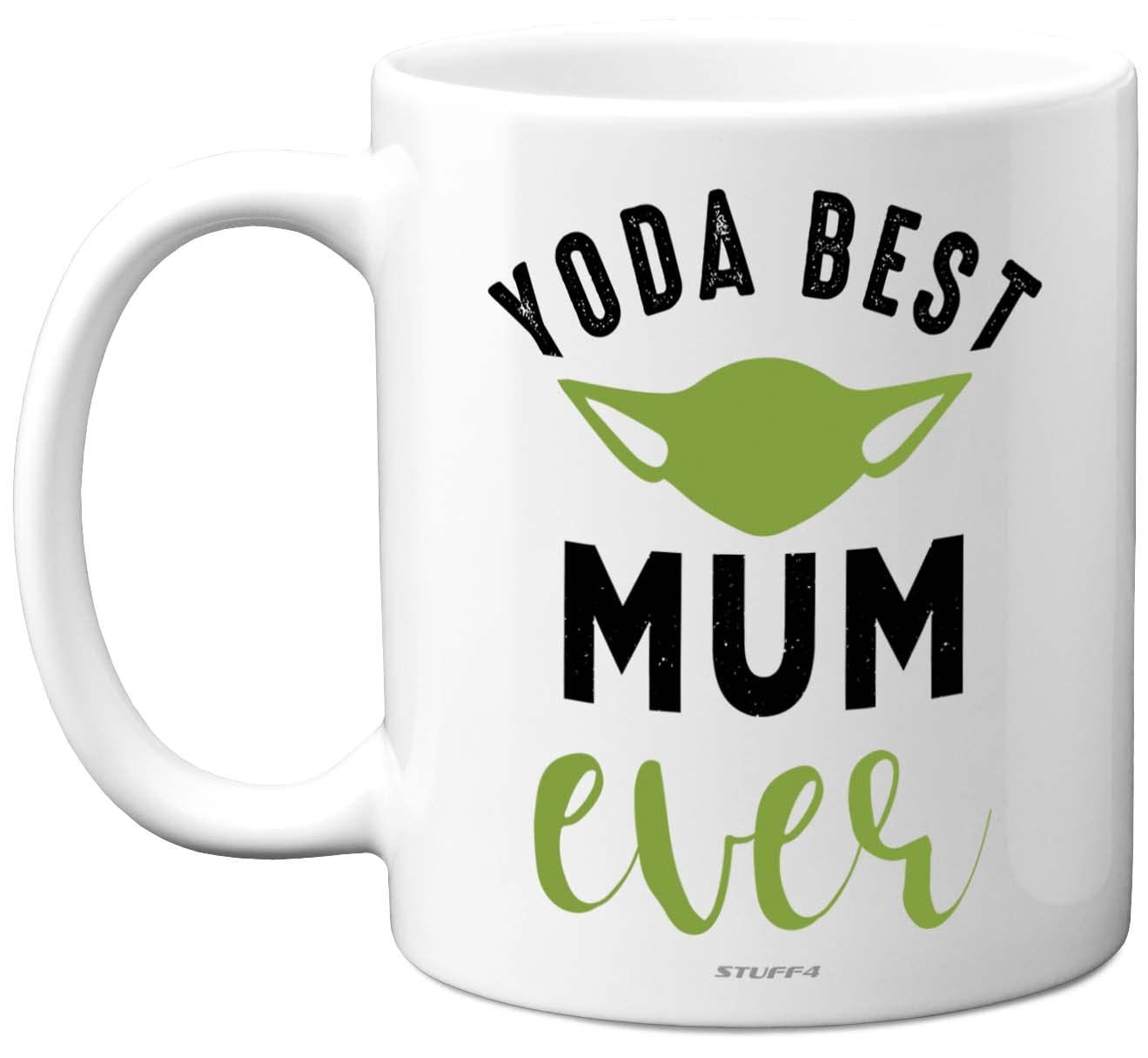 Stuff4 Mum Birthday Gifts - Yoda Best Mugs, Happy Birthday Gift, Mothers Day Mug, Xmas Cup, Christmas Tea Coffee 11oz Ceramic Dishwasher Microwave Safe Mugs - Made in UK