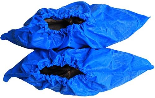 ForClean Bigger Size Disposable Protective Polyethylene Boot & Shoe Covers, Waterproof,Thicker and Embossed Material,More Durable,40pieces/pack
