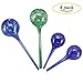 Huvai Self-Watering Globes Perfect for Vacation Plant Watering Plant Amazing Partner House Plant Glass Self-Watering System 4 Set (2 Standard, 2 Large)