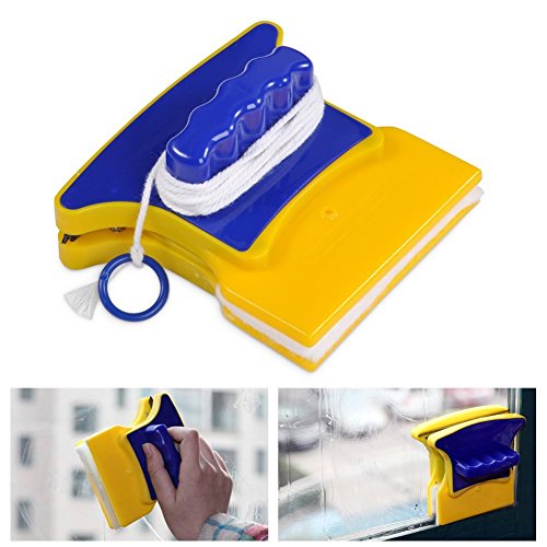 Yosoo magnetic double-sided window glass cleaner wiper …