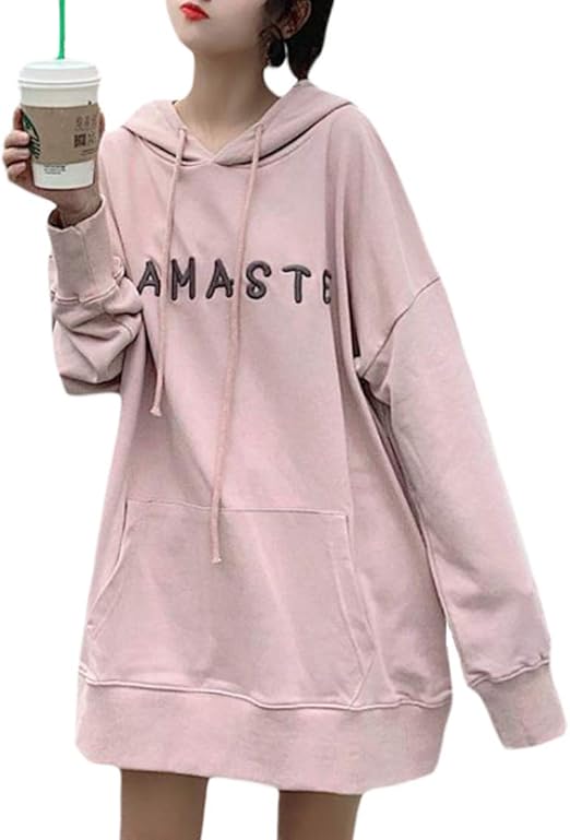 Amazon ｔａｉｔｅｎｇ パーカー レディース トレーナー ゆったり 韓国 プルオーバー 薄手 フード付き トップス 韓国ファッション 秋 アウター ストリート 可愛い 通学 トレーナー パーカー 通販