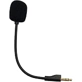 NewTH Replacement Game Microphone Compatible with Logitech G PRO X2,G PRO X Wireless and G Pro Wired Gaming Headsets Detachable Noise Cancelling Crystal-Clear Mic for PS4, PS5