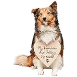 David's Bridal My Humans are Getting Married Sign Style SAR1704021, Ivory
