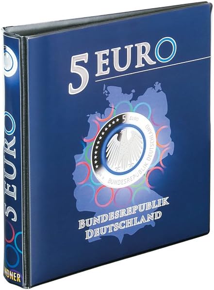 Lindner 1119M pre-printed album cover 5 Euro-collector's coins Federal Republic of Germany - Image 4