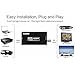 Mirabox 1080P MINI 3G HDMI to SDI Converter BNC Port SDI/HD SDI/3G SDI Signal for Home Theater, Black (US Two-Pin Plug)