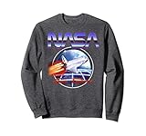 Unisex NASA Space Explorer 80s Neon Chrome Retro