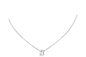 MOMOL Small Initial Necklace for Women Stainless Steel Tiny Letter Necklace Personalized Name Necklace for Girls