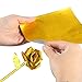 Aneco 300 Pieces 4 Inch Chocolate Candy Wrappers Gold Aluminium Foil Paper Wrapping Papers for Candy Packaging or Decoration (4 Inch)