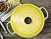 Le Creuset Signature Enameled Cast-Iron 5-1/2-Quart Round French (Dutch) Oven, Soleil