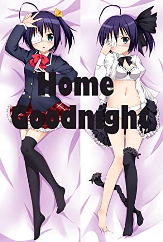 Home Goodnight Rikka Takanashi - Chuunibyou Demo koi ga Shitai 180 x 60cm(70.8in x 23.6in) Peach Skin Pillowcases