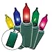 Brite Star 150 Count 8-Function Chasing Light Set - Outdoor String Lights with Twinkling, Flashing, and Steady On Modes - Ideal for Christmas Tree and Outdoor Christmas Decorations, Multi