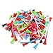 NUOLUX Golf Tees 100pcs 85mm Plastic Rubber Cushion Top Random Color