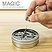 AMGlobal Christmas Gift Intelligent Magnetic Putty with Magnet Creative Super Magnetic Strong Magnet Putty Toy Stress Reliever for Kids and Adults for Fun (Silver)