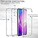 SKYLMW Case for Galaxy S10E Case,Shockproof Three Layer High Impact Protection with Built in Screen Protector Cover for Galaxy S10E 2019 (5.8 inch),Clear
