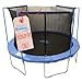 Upper Bounce Round Trampoline Safety Net – Round Trampolines Using Variant Straight Poles – Breathable, Weather Resistant Trampoline Net Replacement, Installs Outside Frame