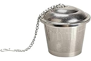 Tea Strainer Tea Filter Ball Tea Strainer Stainless Tea Leaf Filter Tea Reservoir Cup Silver Fashion in Practical