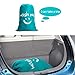 IHOMAGIC Laundry Bags Large 120L Foldable Storage Travel Bag with Drawstring Washable by Hand Dirty Clothes Bags for Home Dormitory Travel Bag Smile Fabric Bag Blanket Quilt Bag, Blue