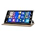 Nokia Lumia 1520 Low Profile Faux Leather Wallet Case with Viewing Stand - By Covert (Black)