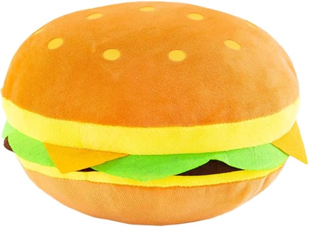 peluche de hamburguesa