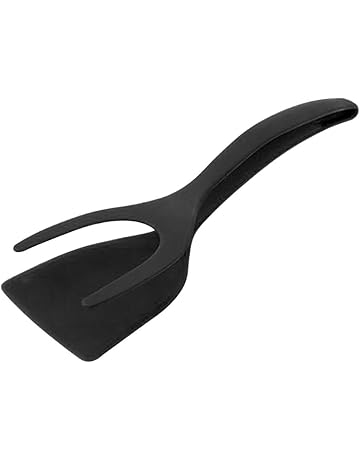 BESTONZON Espátula de huevo de silicona 2 en 1 Grip and Flip Spatula Herramienta de cocina