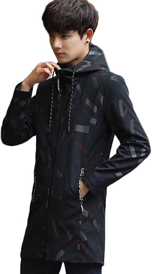 Amazon Everydress ジャケット メンズ アウター コート ロング ブルゾン 長袖 ジャケット おしゃれ 無地 カジュアル 通勤 通学 秋 コート ジャケット 通販