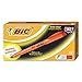 BIC - BL11-OR Brite Liner Pocket Style Highlighter, Chisel Tip, Orange, Pack of 12
