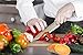 PriorityChef 6 Piece Knife Set, Non-Stick Steel Razor Sharp Steel Blades With Comfortable, Ergonomic Handles, Comes in Beautiful Gift Box Set