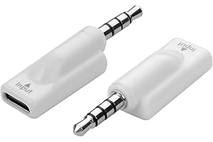 CERRXIAN 2 PCS USB C to 3.5mm Headphone Jack Adapter (Typec Female to 3.5mm Male)