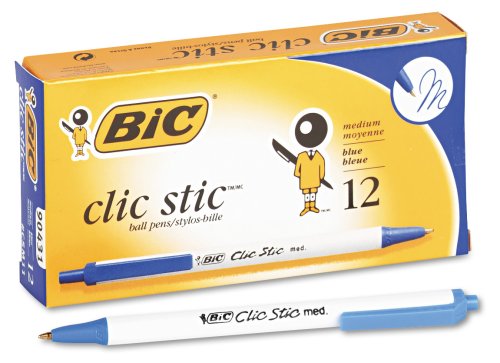 BICCSM11BE - BIC Clic Stic Ballpoint Retractable Pen