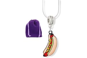 Dave The Bunny Hot Dog Necklace
