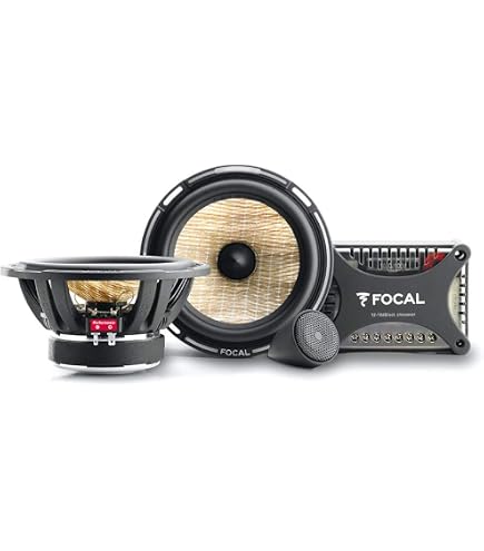 Amazon.com: Focal PS165F3 Flax 6.5” 3-Way Component kit, RMS: 80W