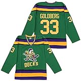 Greg Goldberg #33 Mighty Ducks Movie Hockey Jersey