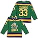 Greg Goldberg #33 Mighty Ducks Movie Hockey Jersey