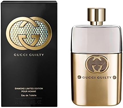 G U C C I Guilty Diamond Pour Homme Eau De Toilette Spray (Limited Edition) EDT 3 fl oz, 90 ml