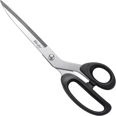 Mr.do 10" Fabric Scissors Heavy Duty Stainless Steel for Tailoring & Crafting