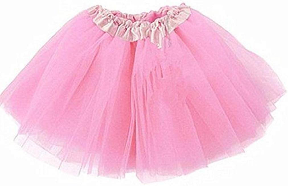 Lady Girls Women Tutu Skirt Skirts Fancy Dress Party Hen Party (Pink)