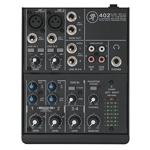 Mackie 402Vlz4 - Mixeur Analogique Compact 4 Canaux Avec Les Célèbres Préamplis Onyx