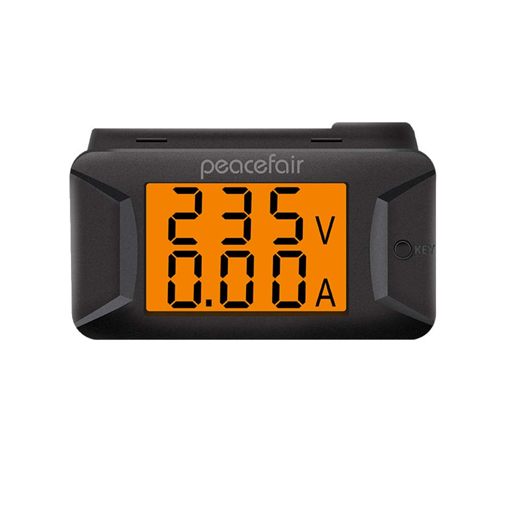 Fasizi AC Voltage and Current Meter Dual Digital Display 40~400V/100A High-precision Digital Meter Voltmeter Ammeter