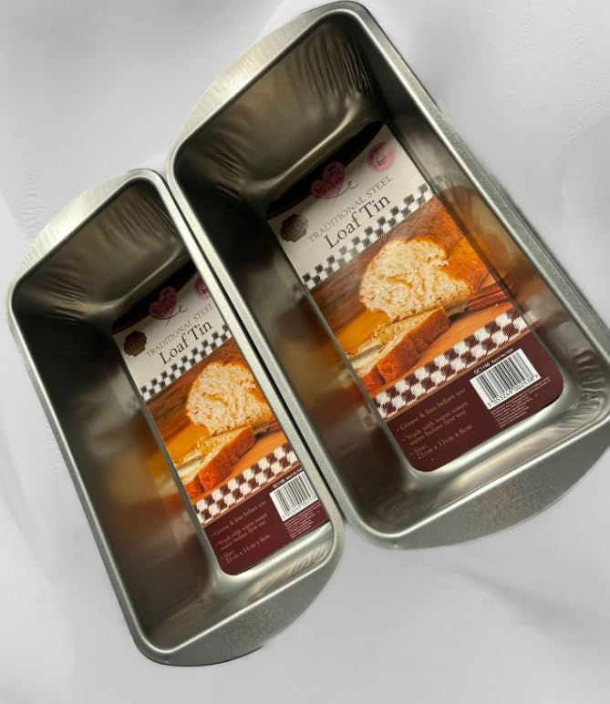 Loaf tin 2 Pack Set Traditional Steel