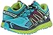 Salomon Women's X-Mission 3 Trail Running Shoes, Teal Blue/Granny Green/Passion Purple, 8.5 B US