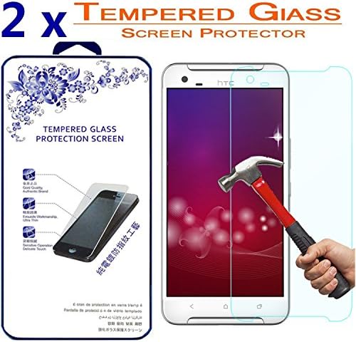 2X for HTC One X9 [ Tempered Glass ] Screen Protector ([2 Pack] for HTC One X9)
