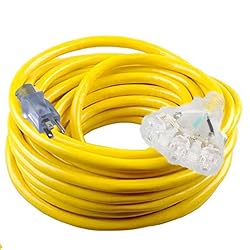 Pizety 100 ft Extension Cord 12/3 SJTW – Heavy