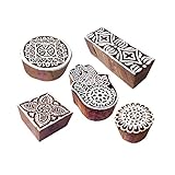 Stylish Shapes Mixed and Hamsa Wood Blocks for