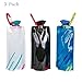 Mosuch Water Bottle Flexible Collapsible Foldable Reusable Outdoor 700ml Water Bottles 3 Pack