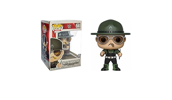 funko pop wwe sgt slaughter