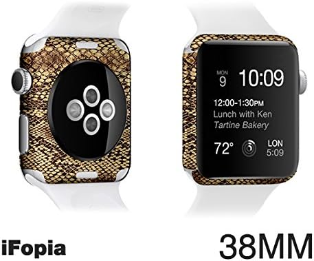 Black Friday Countdown Sale!Apple Watch waterproof Special body protector film accessories case for making(customizing) new apple watch with EDGE SKIN-iFopia®/SNAKE(37)