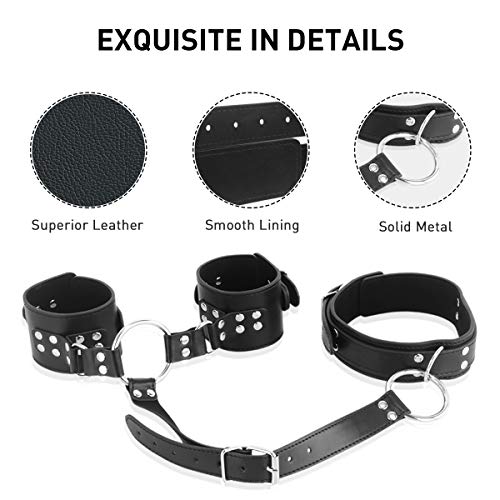 3 Restraints+Beginner+Handcuffs+Adjustable+Bondage