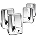 For Ford Super Duty 4DR 4pcs Exterior Door Handle Cover without Passenger Keyhole (Chrome)