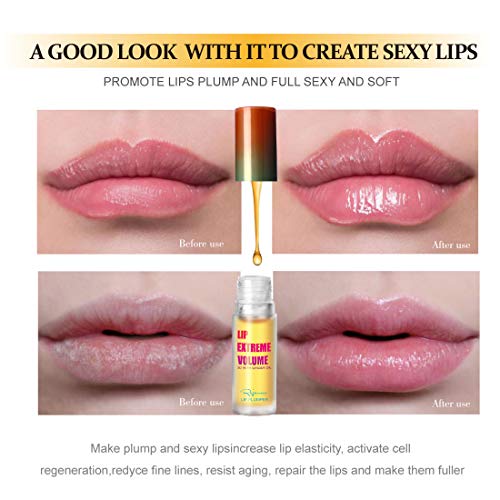 Lip Plumper Gloss by Rejawece - Lip Plumping Balm Plumper Device Lipstick Treatment - Clear Lip Plump Gloss - Enhancer for Fuller & Hydrated Lips | Give Volume, Moisturize (Strong) - Thumbnail 2