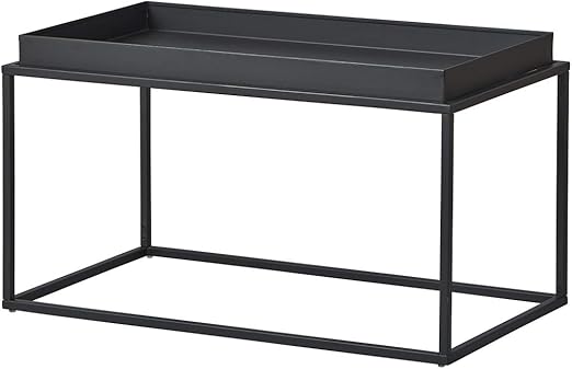 Inter Link Design Couchtisch Im Industial Style Metall Schwarz In Outdoor Geeignet Amazon De Kuche Haushalt